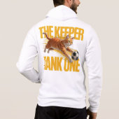 Pull À Capuche The Keeper Rang Un | T-Shirt Cadeau de Gardien (Dos)