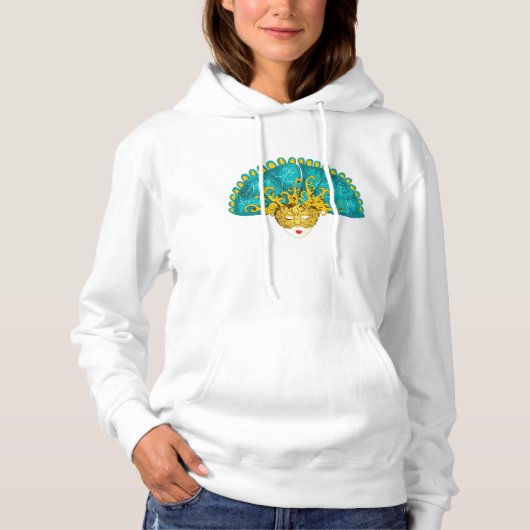 Pull À Capuche Thème de design de festival de Carnaval Hoodie (Devant)