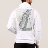 Pull À Capuche Thème Golf (Dos)