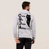 Pull À Capuche Théorie musicale CGDA - Les chats descendent les r (Dos entier)