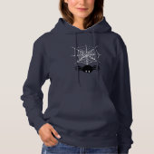 Pull À Capuche Toile d'araignée Halloween (Devant)