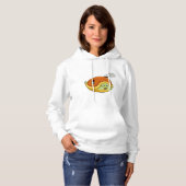 Pull À Capuche Tortue avec coquille comme maison (Devant entier)