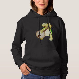 Pull À Capuche Tortue Banjo Jouer Banjo
