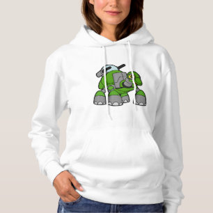 Pull À Capuche Tortue comme robot avec canons