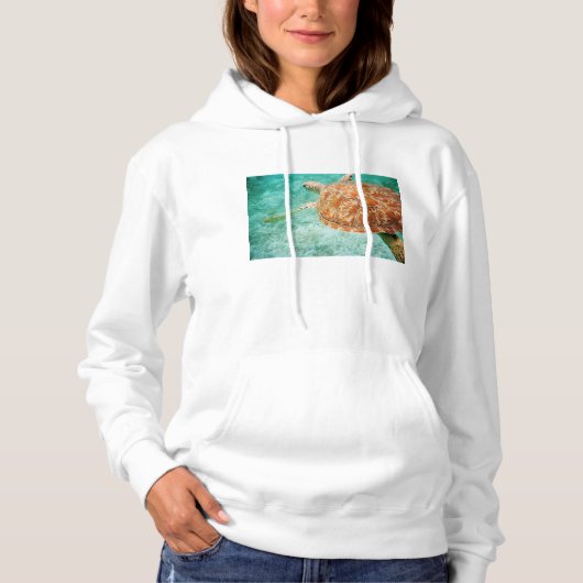 Pull À Capuche Tortue de mer (Devant)