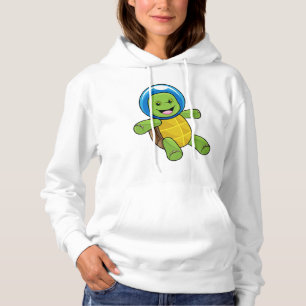 Pull À Capuche Tortue en astronaute avec boule de verre