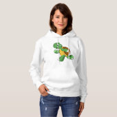 Pull À Capuche Tortue en Jogger à Running (Devant entier)