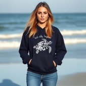 Pull À Capuche Tortue hawaïenne Tropicale