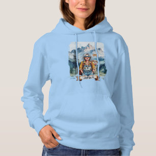Pull À Capuche Toujours le style ! Dame hippie bohème faisant de