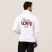 Pull À Capuche Toujours vous aimez (Dos entier)