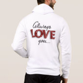 Pull À Capuche Toujours vous aimez (Dos)