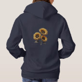 Pull À Capuche Tournesol rayonnant (Dos)