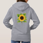Pull À Capuche Tournesol & Soleil - Symbole de l'optimisme et de (Dos)
