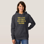 Pull À Capuche Tout Le Monde N'Était Certainement Pas Kung Fu En  (Devant entier)