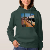 Pull À Capuche Train latéral, à la gare (Devant)