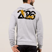 Pull À Capuche Travailleur acharné ou regardeur de highlights Foo (Dos)