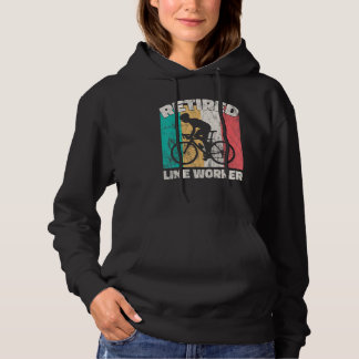 Pull À Capuche Travailleur de ligne à la retraite