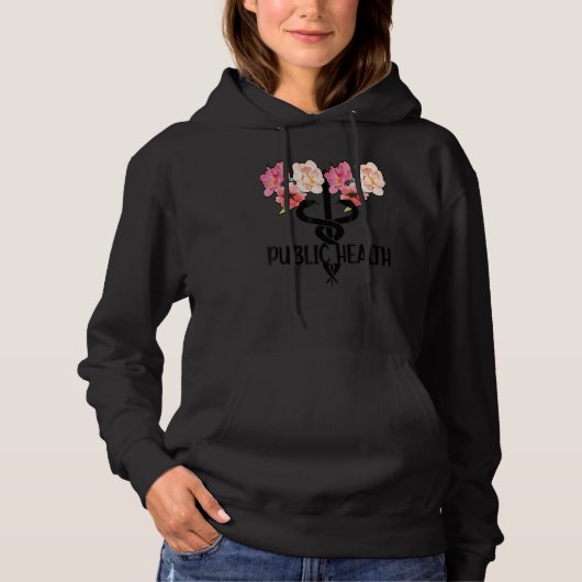 Pull À Capuche Travailleur en santé publique (Devant)
