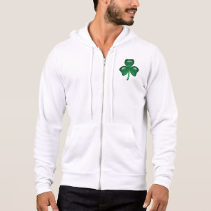 Pull À Capuche Trèfle à trois feuilles Shamrock vert