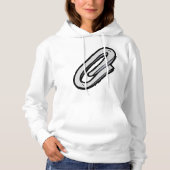 Pull À Capuche Trempeuse en Papier Géant Argentée Fournitures et (Devant)