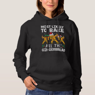 Pull À Capuche Très Probable De Cuire Des Cookies De Noël Dabbing