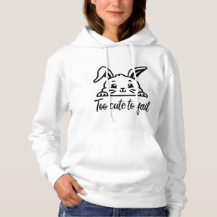Pull À Capuche Trop mignon pour échouer