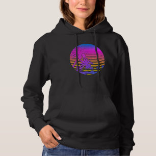 Pull À Capuche Tropical Sunset 80s esthétique Rétro 90s Palms d'a