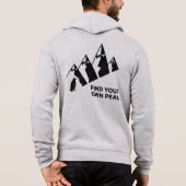 Pull À Capuche Trouvez votre propre sommet – Conception de mancho (Dos)