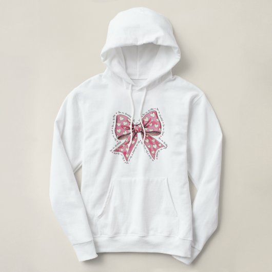 Pull À Capuche tu es digne tu es belle (Design devant)