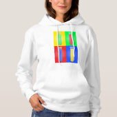 Pull À Capuche Tubes à essai Pop Art Laboratoire de sciences Chim (Devant)