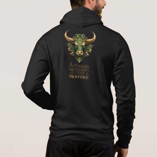 Pull À Capuche Türelem | Motiváció | Marché Bull (Dos)