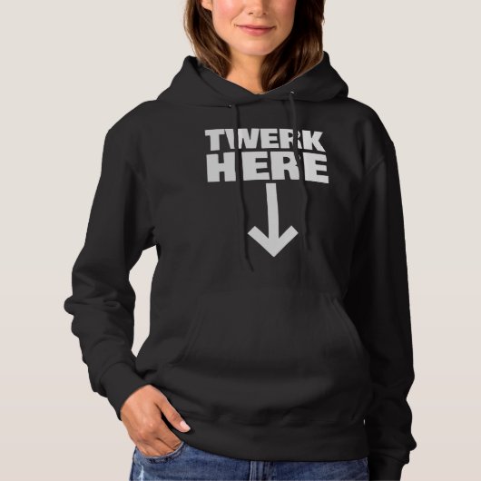 Pull À Capuche Twerk Here 32 (Devant)