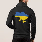 Pull À Capuche Ukraine Love & Flag (Dos)