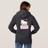 Pull À Capuche Un ami doux comme vous - T-Shirt avec citation sin (Dos entier)