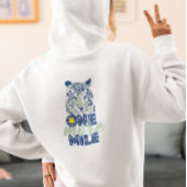 Pull À Capuche Un Mile de plus Motivation Blue Tiger Femmes