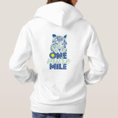 Pull À Capuche Un Mile de plus Motivation Blue Tiger Femmes (Dos)