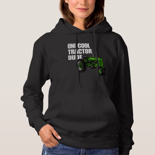 Pull À Capuche Un tracteur Cool Dude Cute Boy's Tractor (Devant)