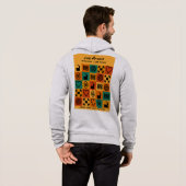 Pull À Capuche Une Afrique – Adinkra – Ghana - (Dos entier)