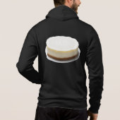 Pull À Capuche Une grande plaque d'un délicieux gâteau au fromage (Dos)