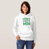 Pull À Capuche Une maman chanceuse (Devant entier)