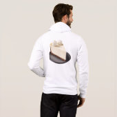 Pull À Capuche Une tranche de délicieux gâteau au fromage (Dos entier)
