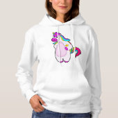 Pull À Capuche Unicorne avec étoile (Devant)