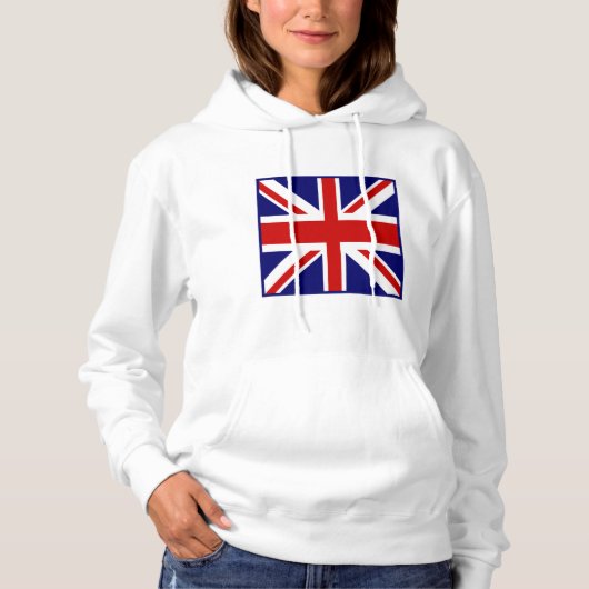 Pull À Capuche Union Jack, patriotique cool (Devant)