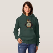 Pull À Capuche Unité absolue Pesto - Le roi Penguin (Devant entier)