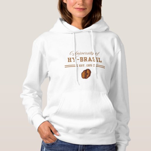 Pull À Capuche Université de Hy-Brasil, Est. 1325 (Devant)