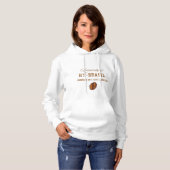 Pull À Capuche Université de Hy-Brasil, Est. 1325 (Devant entier)