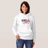 PULL À CAPUCHE USA (Devant entier)