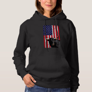 Pull À Capuche Usa Bull Tee American Women Brave