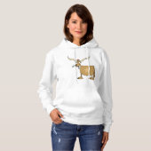 Pull À Capuche Vache Texas Longhorn avec étoile (Devant entier)