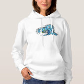 Pull À Capuche Vague de natation (Devant)